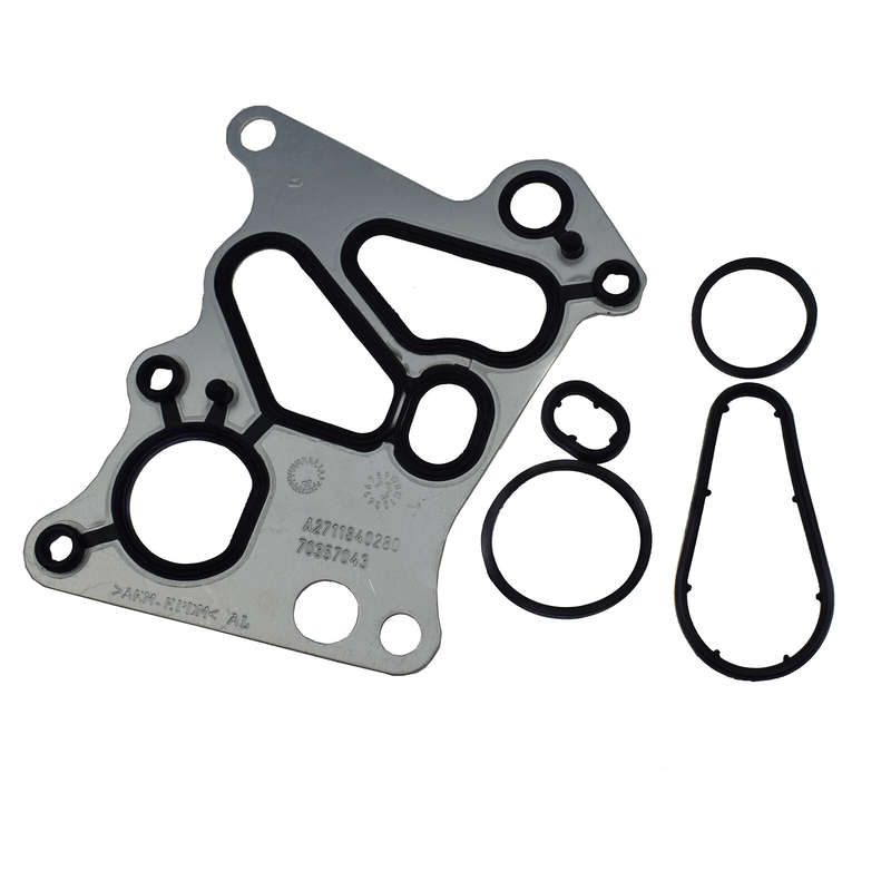 Oil Filter Housing Seal Seals Kit 2711840280 Fit 08-14 Mercedes E200 E400 C200
