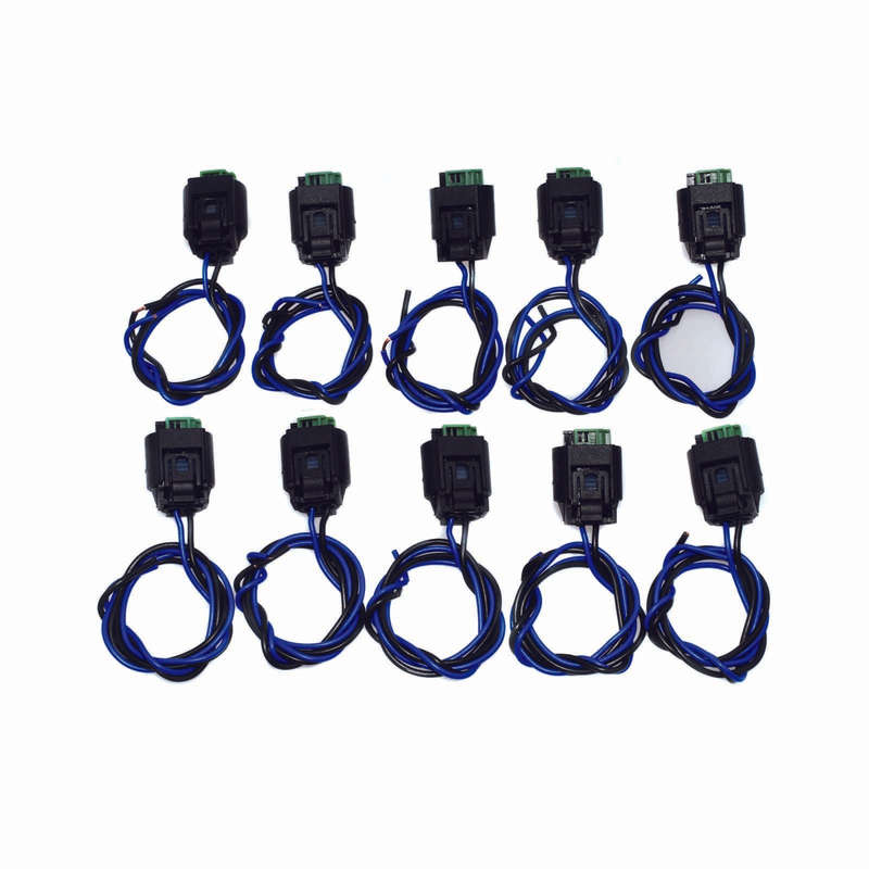 New Outside Ambient Air Temperature Sensor Socket Plug&Wire Kit 10PCS For BMW