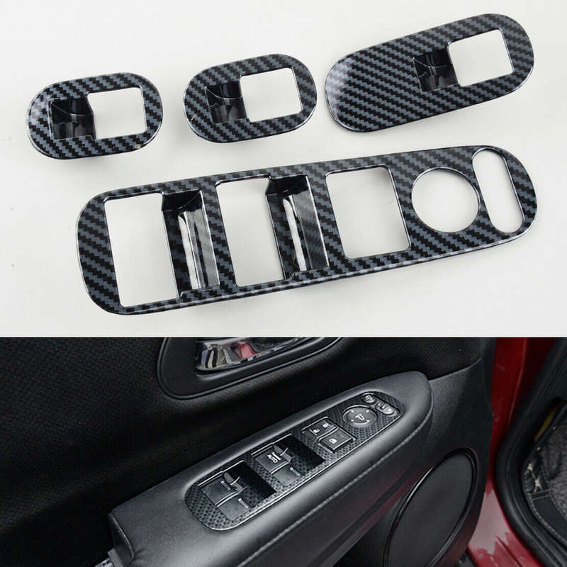 Window Lift Switch Panel Cover Trim Frame Fit for Honda HR-V HRV 2016-2021