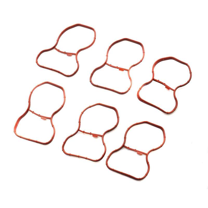 11618511363 714123100 6PCS New Swirl Cover Seal Gasket For BMW N57 N57S