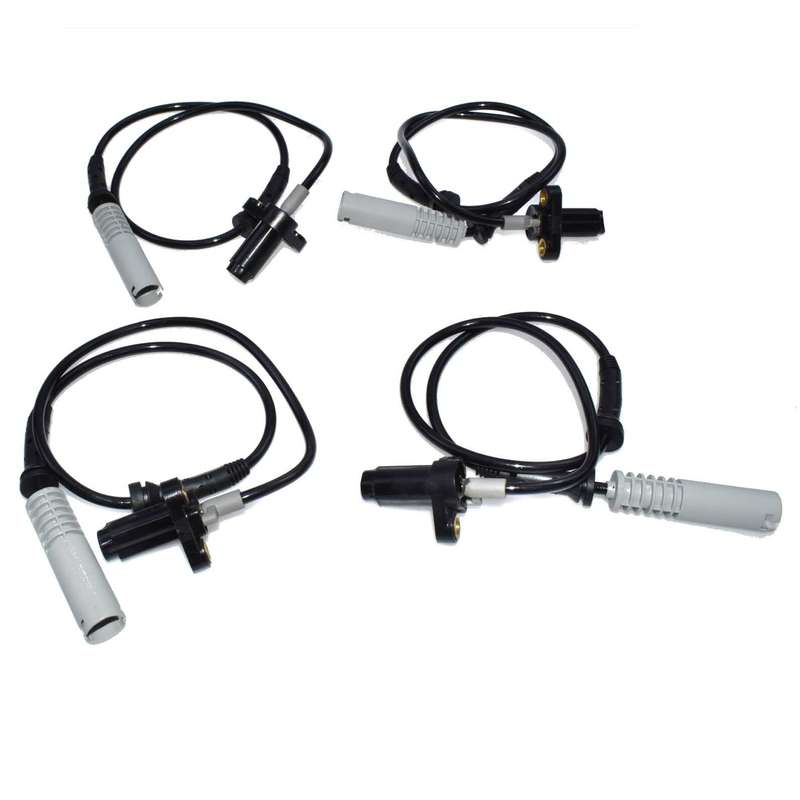 4 PCS Front LH RH ABS Wheel Speed Sensor For BMW 528i 540i 523i E39 34521182159