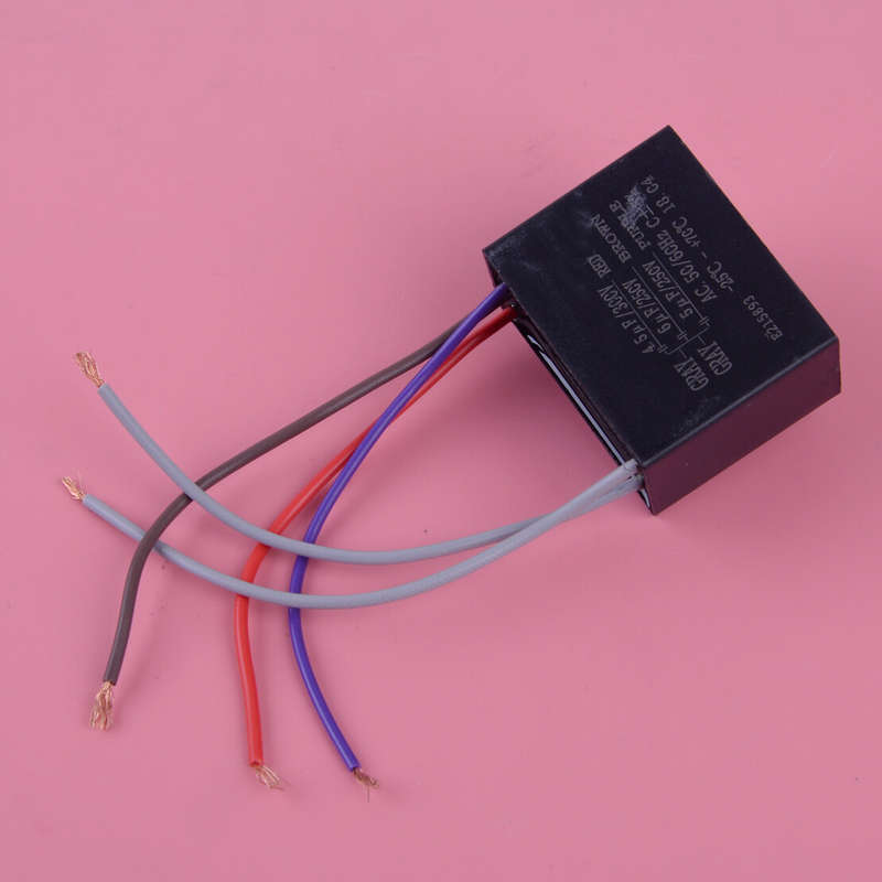 Eminent Ceiling Fan Capacitor CBB61 4.5uf + 6uf + 5uf 5 WIRE 250V-300V AC
