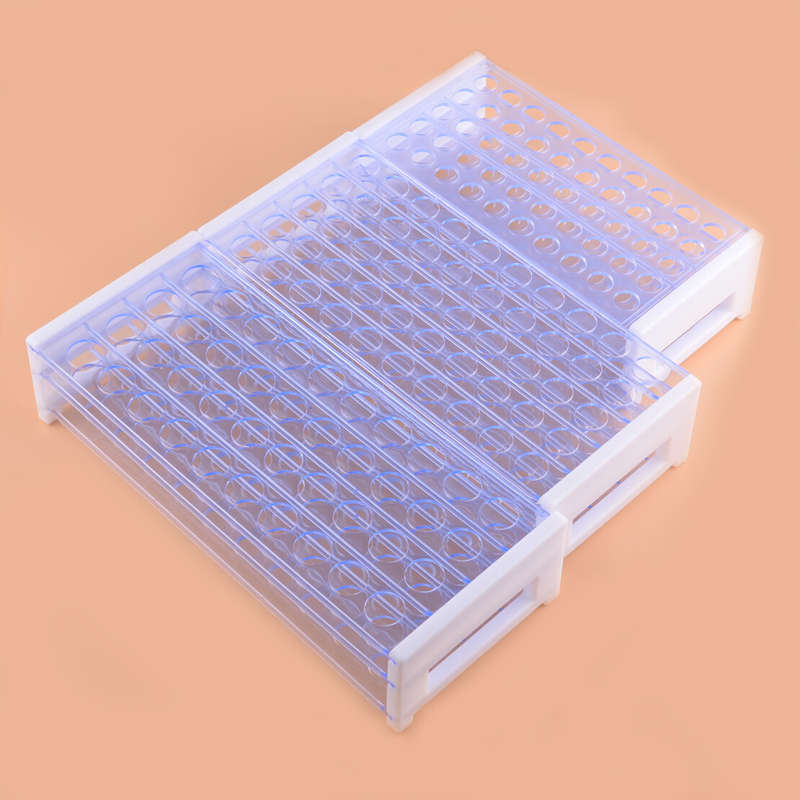 3 Layers Plastic Lab Test Tube Rack Holder Laboratory Pipe Stand for 13/16/18mm