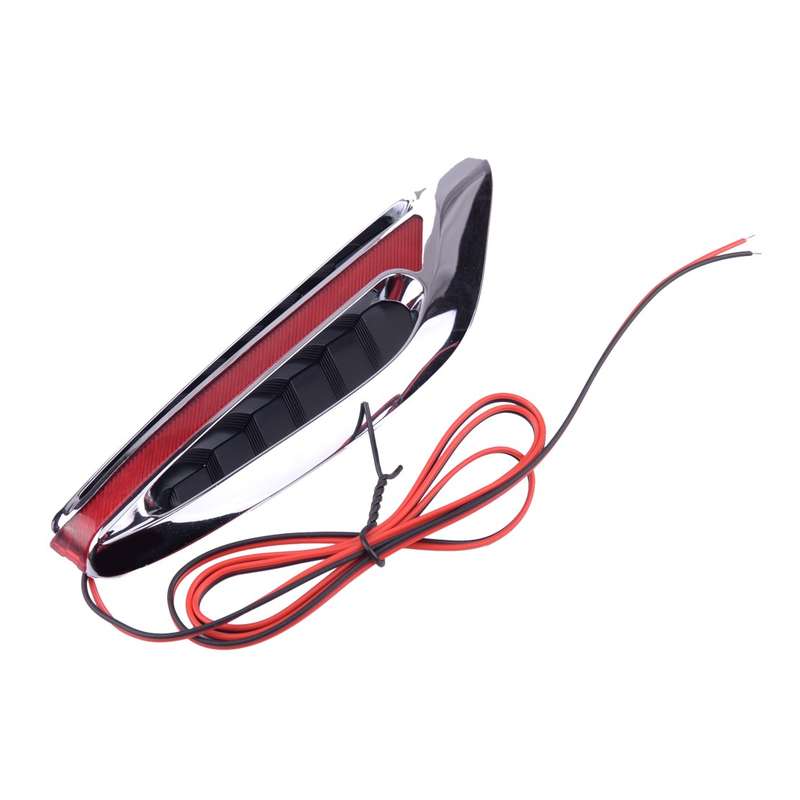 Universal Car Fender LED Side Marker Light Turn Signal Lamps Indicator Red