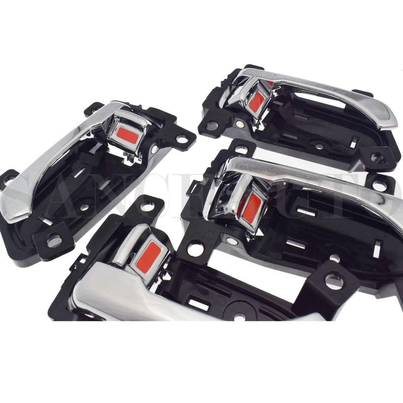 8PCS Outside Inside Door Handle Chrome Front Rear LH RH for Kia Sportage 2011-16