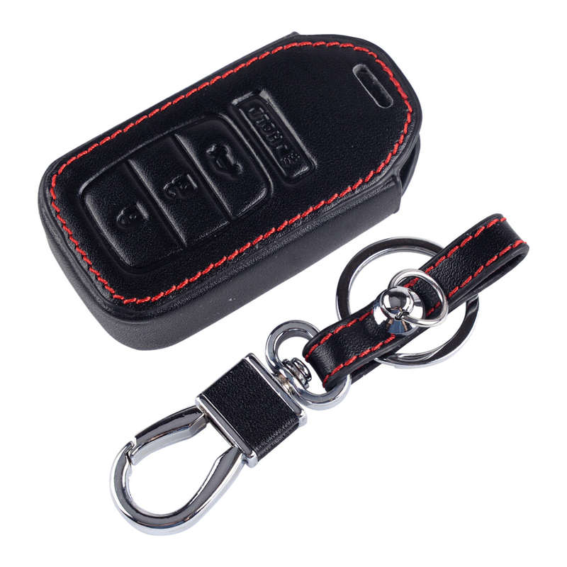 Car Leather Remote Key Cover Case Fob fit for Honda Accord Civic Pilot 4 Buttons