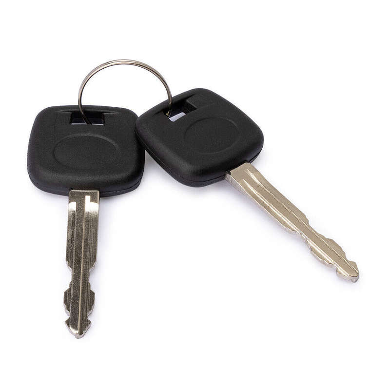 Ignition Switch Lock Key and Front Door Lock Cylinder Set for Toyota Tacoma