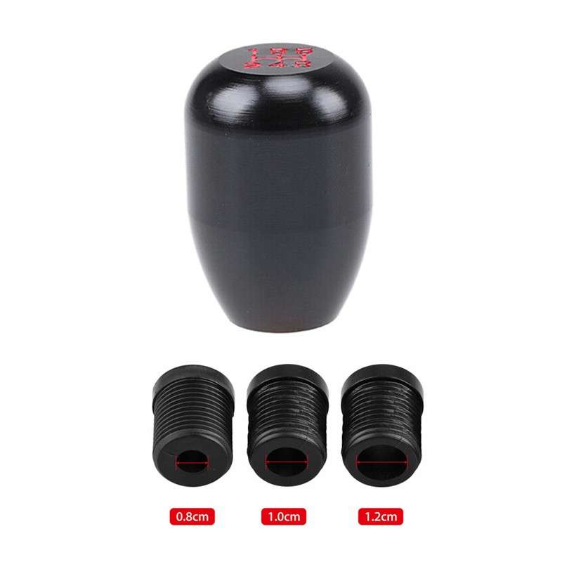 Manual Transmission MT 5 Speed Gear Stick Shift Knob Shifter Black with Boot