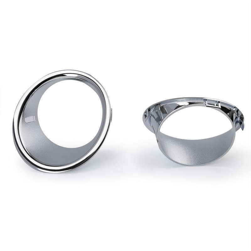 2X Fog Light Lamp Trim Ring Cover 51112753661 51112753662 For BMW Mini Cooper
