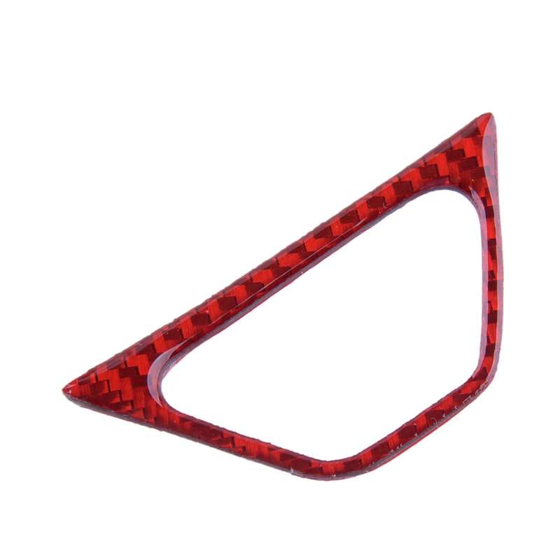 Red Carbon Emergency Lamp Switch Panel Trim Fit For Chevrolet Camaro 2016-20 New