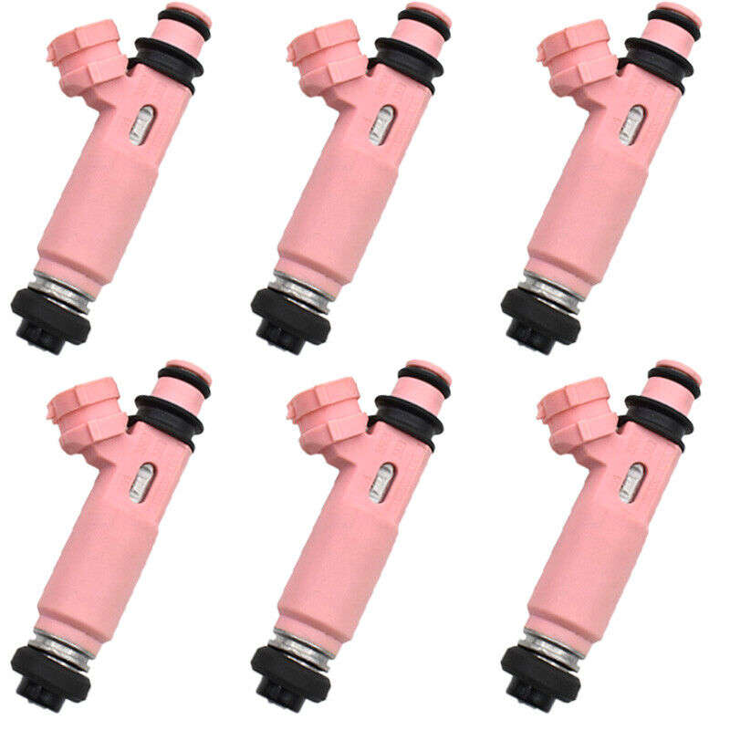 6Pcs Fuel injector nozzle 195500-4140 For Mitsubishi Pajero Sport 6G72 3.0 V6