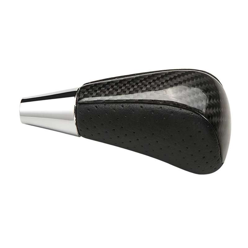 Carbon Fiber Style Gear Shift Knob Handle Lever Fit For Toyota Camry Corolla