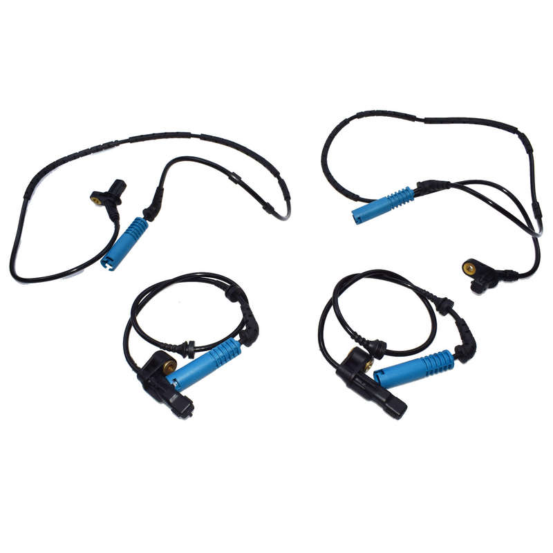 4 PCS ABS Wheel Speed Sensor Front Rear For BMW 320i 323ci 323i 34526752682 New
