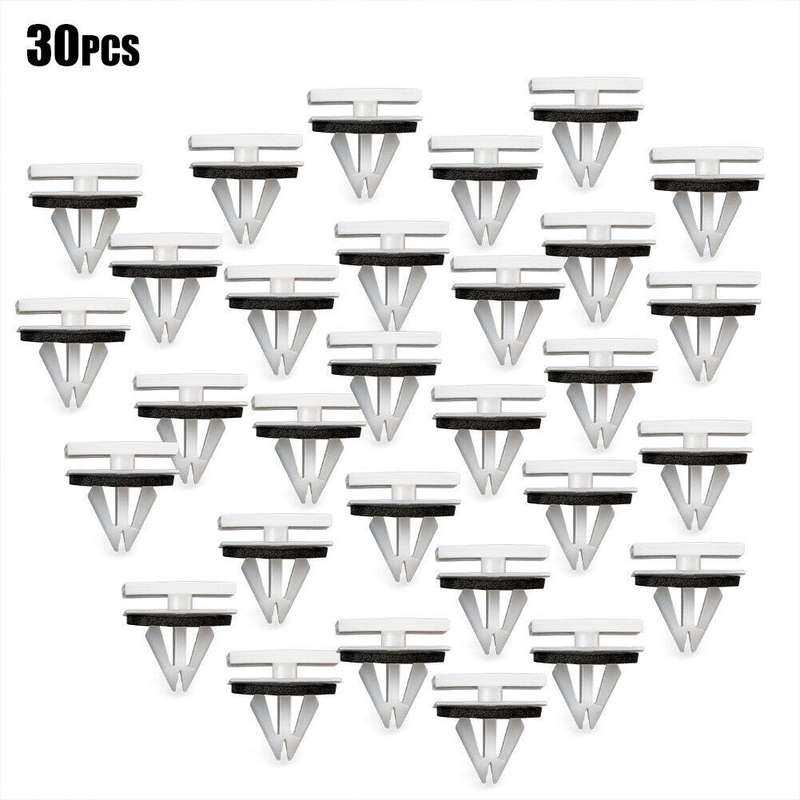 30PCS Moulding Clips Rocker Panel Deck Lid New W716503-S300 For Ford Fusion MKZ