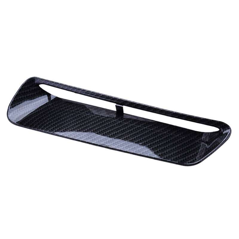 Carbon Fiber Texture Hood Air Vent Cover Trim fit for Dodge Challenger 15-2022