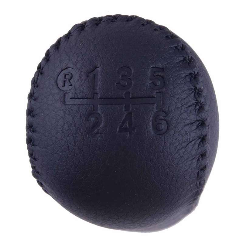 Black Leather Gear Shift Knob Fit For Toyota Yaris RAV4 Prado Lexus IS250 LS430