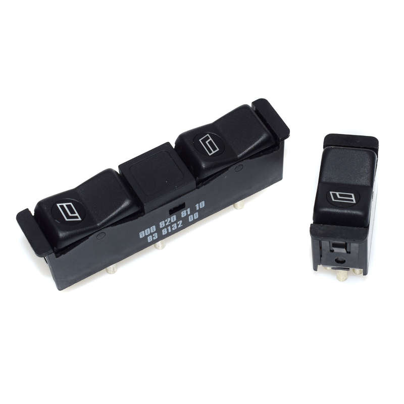 2PCS Front Right & W/Rear Power Window Switches For Mercedes-Benz 190E 190D New