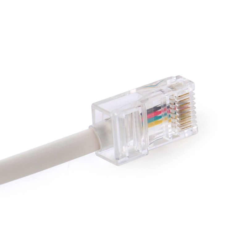 2 pcs Telephone RJ11 6P4C Female To Ethernet RJ45 8P8C Male Adapter Converter