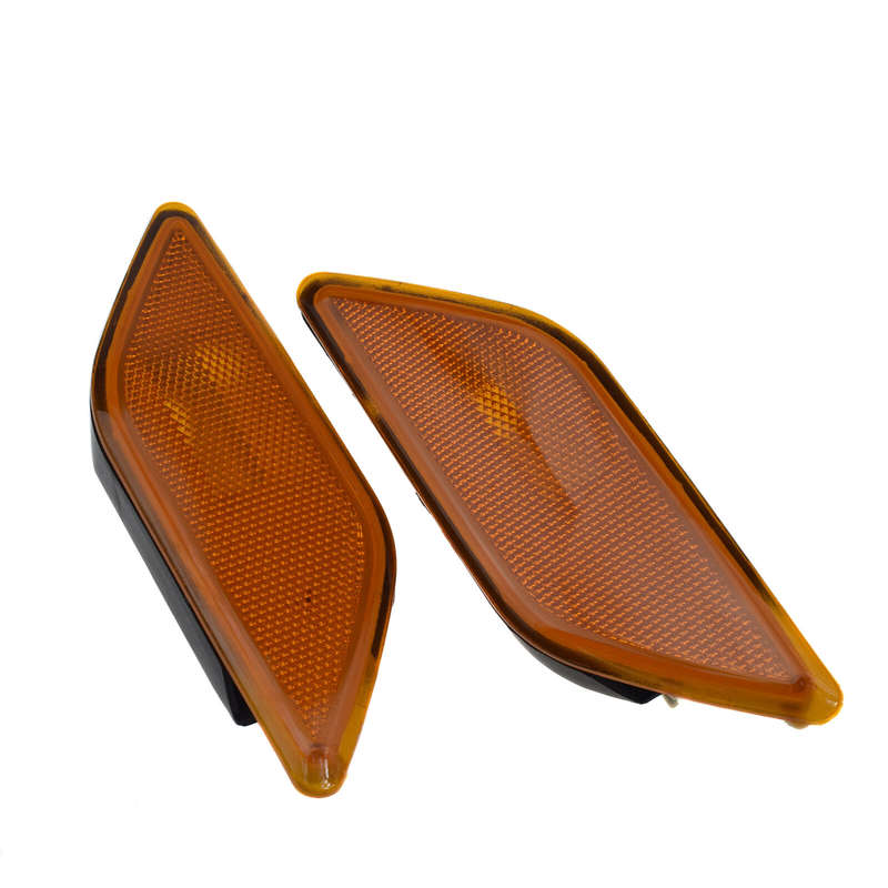 2X Left & Right LED Bumper Side Marker Light For Mercedes-Benz E63 AMG E350 E550