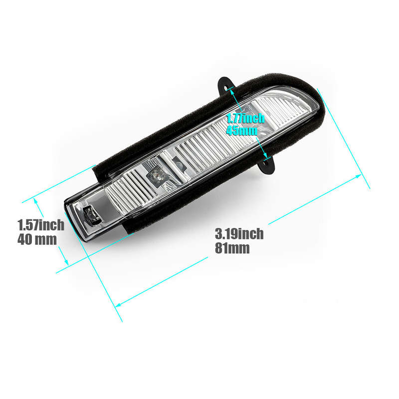 Front Right Door Mirror Turn Signal Light 2198200621 For Mercedes CL E S-Class