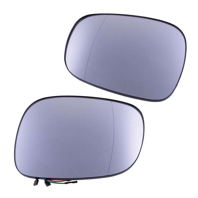 Mirror Glass Heated w/ Backing Plate Left & Right Fit For BMW X1 E84 X3 F25