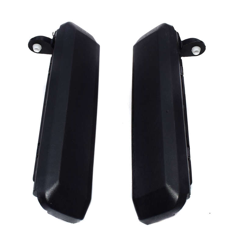 2PC Front Left & Right Outside Door Handle Black For Nissan Truck Pickup 1987-97