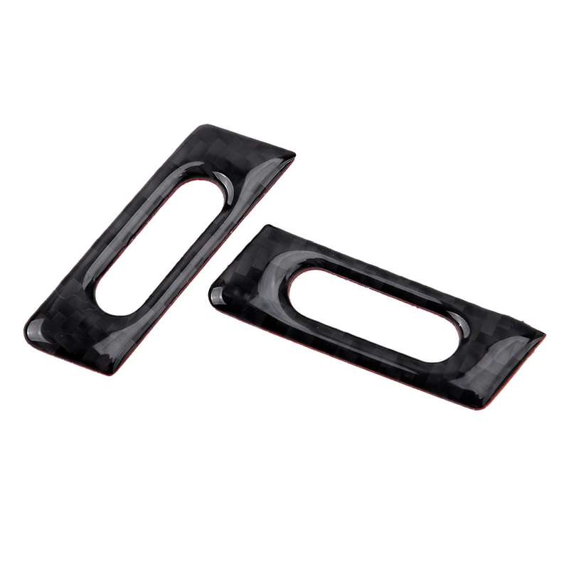 Carbon Fiber Central Air Vent Outlet Cover Trim Decor Fit For BMW 5 Series E60
