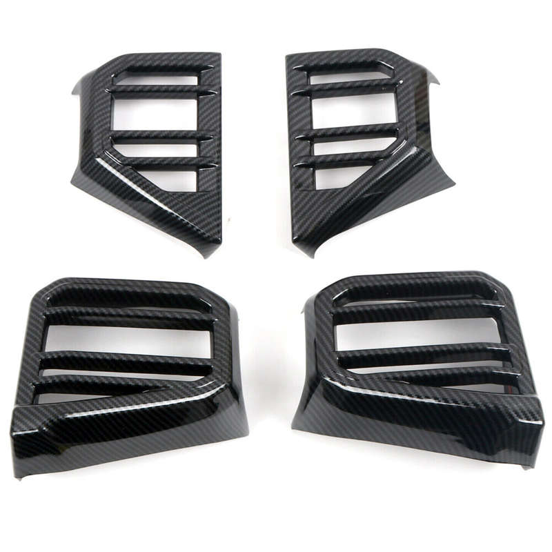 4pcs Dashboard Side Air Vent Outlet Cover Trim Fit for Toyota Tundra 2022