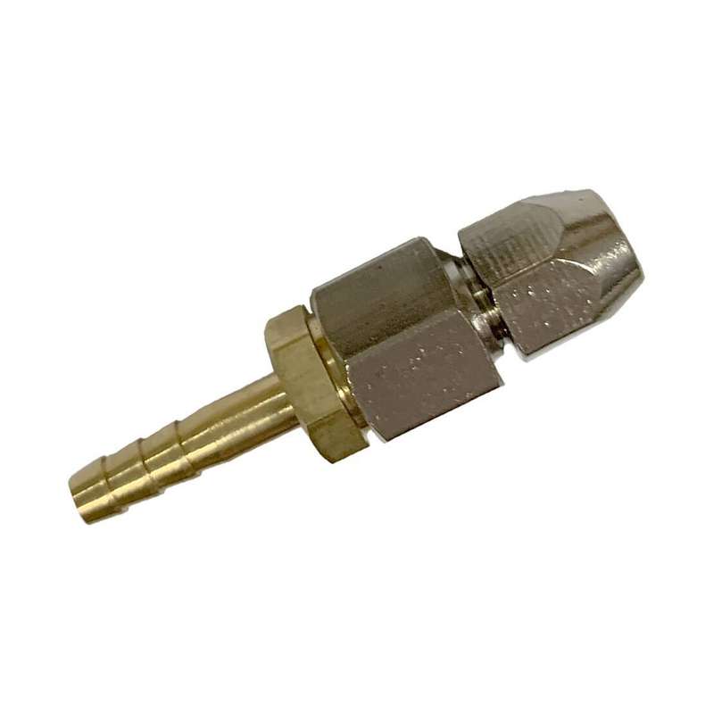 4mm to 4mm Brass Compression Hose Barb Fitting Transmission Cooler Line for Car