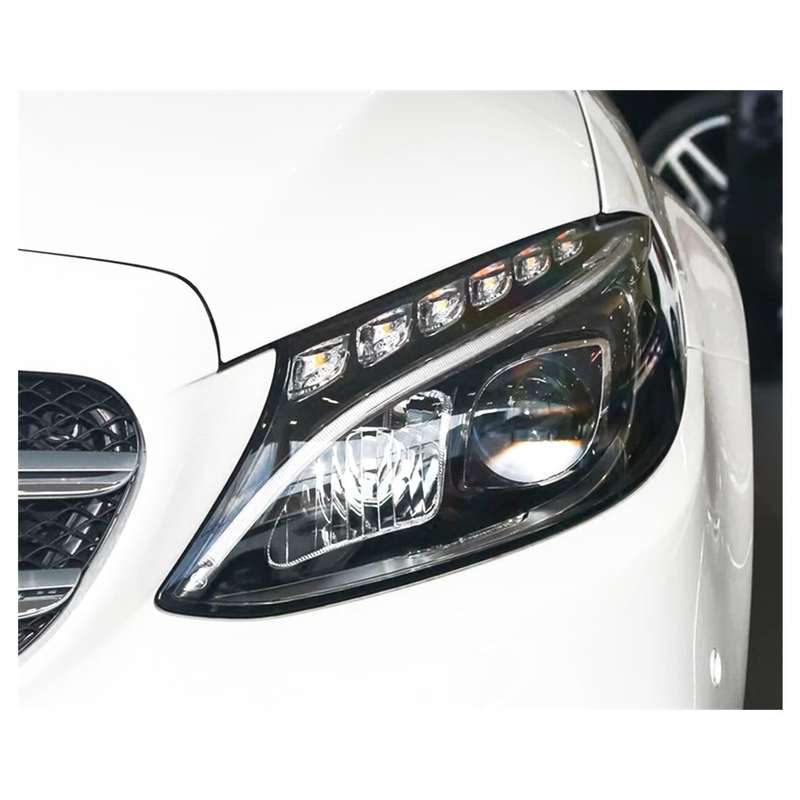 Left Headlight Lamp Clear Cover Fit For Mercedes-Benz C200 C300 W205 2015-2017