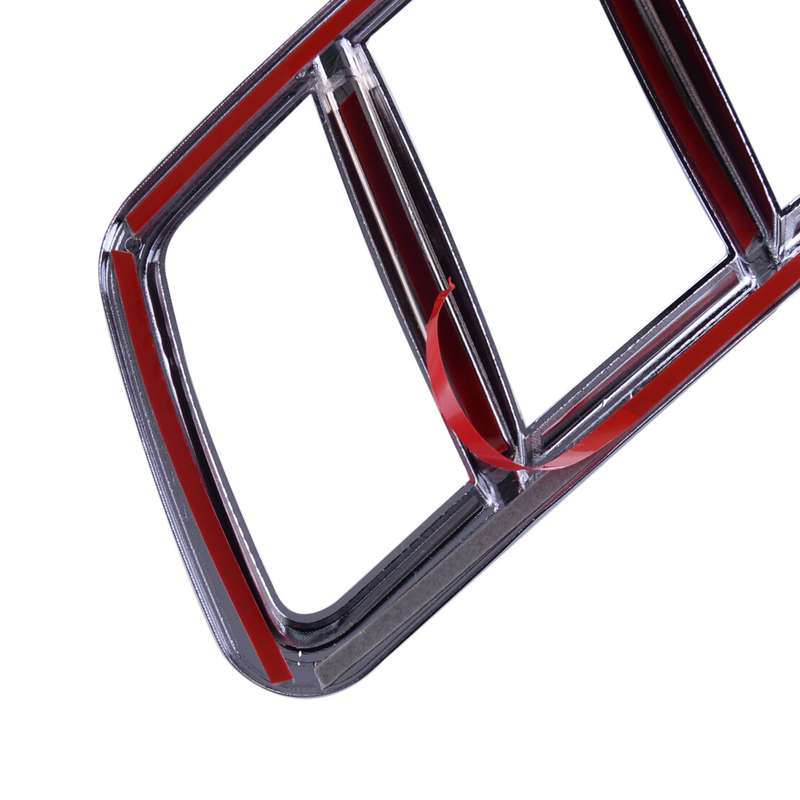 2x ABS Chrome Engine Hood Air Vent Outlet Cover Trim Fit For Mercedes-Benz GLE