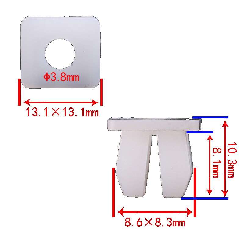 20X Fastening Screw Grommet Trim Clip 90189-06010 Fit For Toyota Mazda Honda