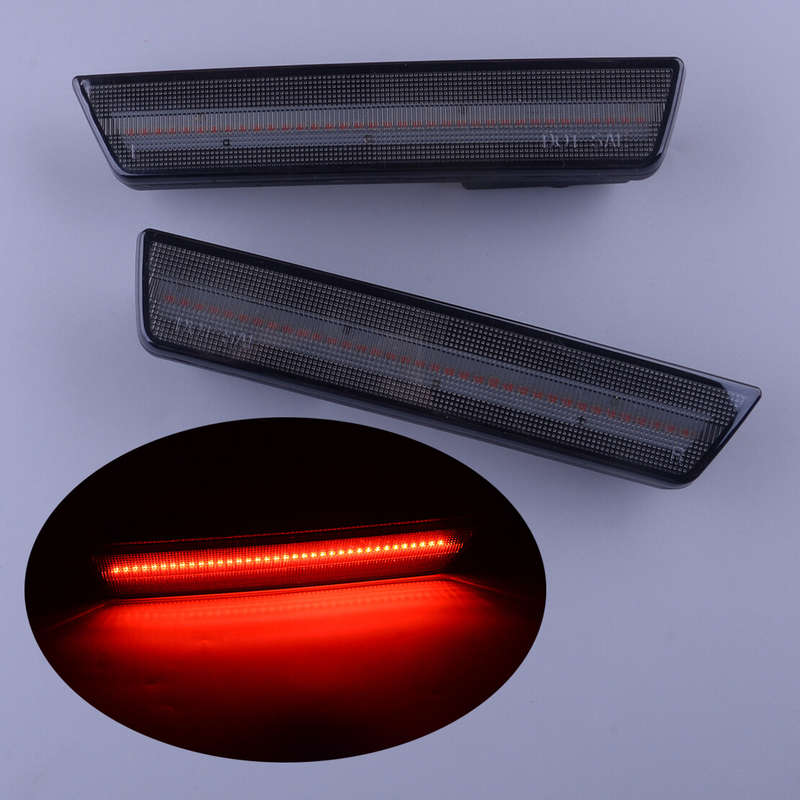 2X Rear LED Side Marker Light Fit for Dodge Charger 2011-2014 Challenger 2008-14