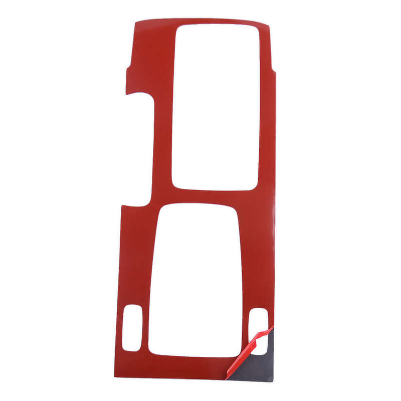 Red Gear Shift Panel Cover Trim Frame Set Fit For Honda Accord 2013-2017