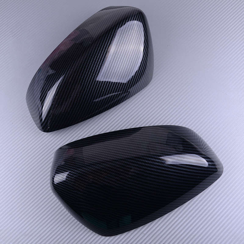 Carbon Fiber Color Rearview Side Mirror Cover Trim Fit for Mazda 3 Axela 2014-16