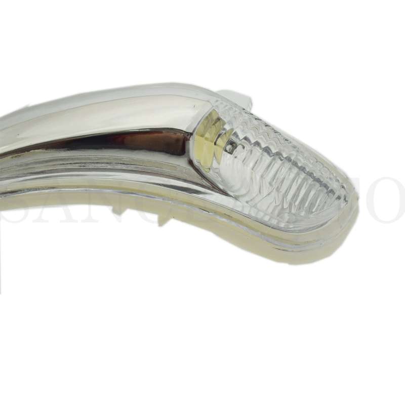 Left Clear Rear View Mirror Lamp Turn Signal Light Lens For Peugeot 208 2012-17
