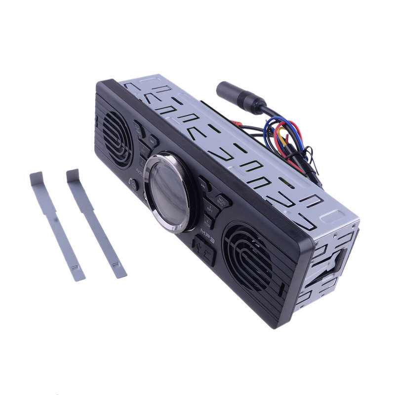 12V 1 Din Car Radio Stereo In-Dash Bluetooth SD MP3 Player FM AUX USB TF New