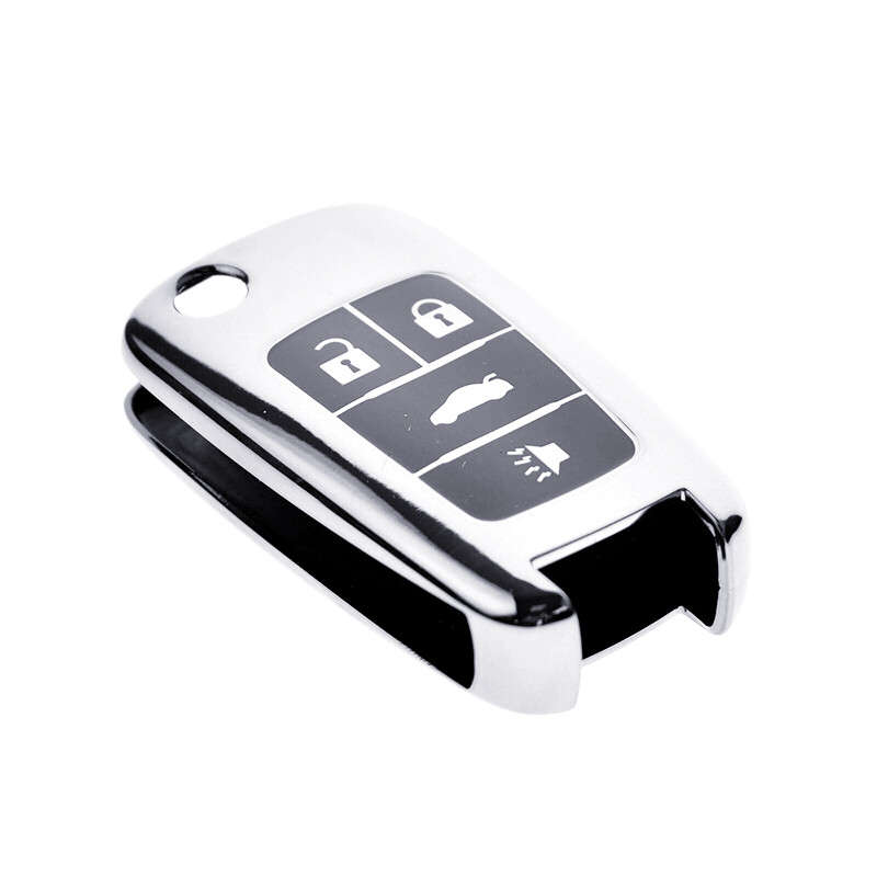 TPU 4 Buttons Remote Key Fob Case Cover Shell Fit for Chevrolet fr GMC Buick