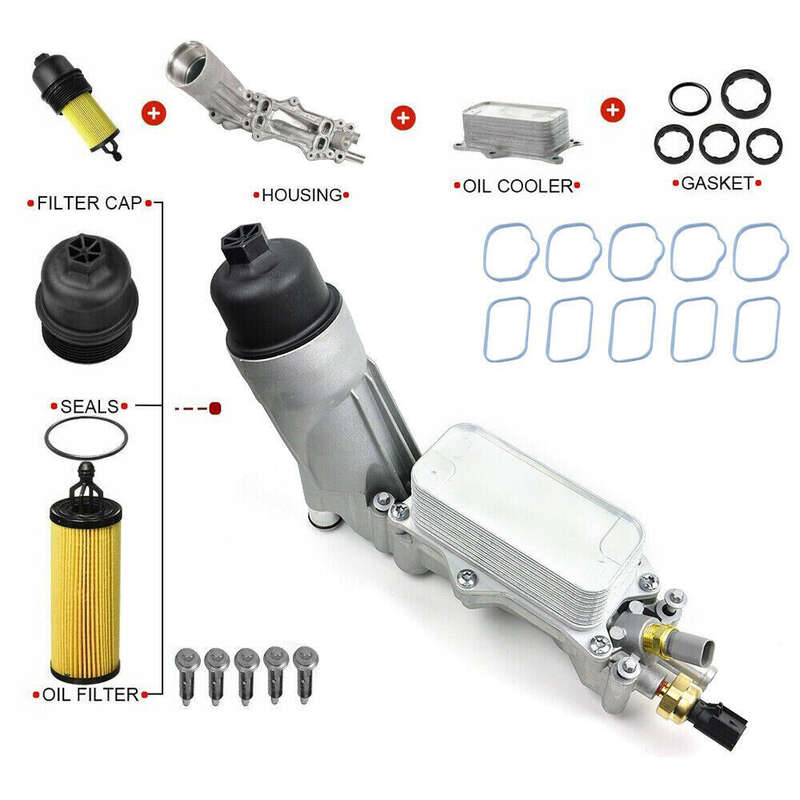For Jeep Dodge Chrysler 3.6L 11-16 Upgraded Aluminum housing Oil Filter Assembly