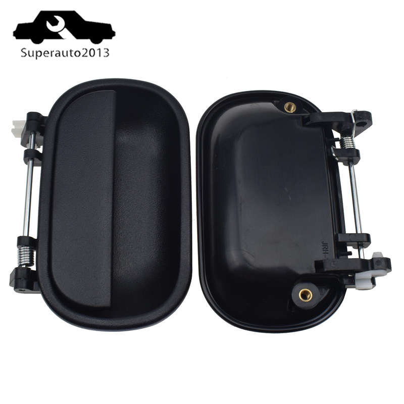 2PCS Exterior Left & Right Side Door Handle For 1995-07 Isuzu NPR NPR-HD NQR NRR