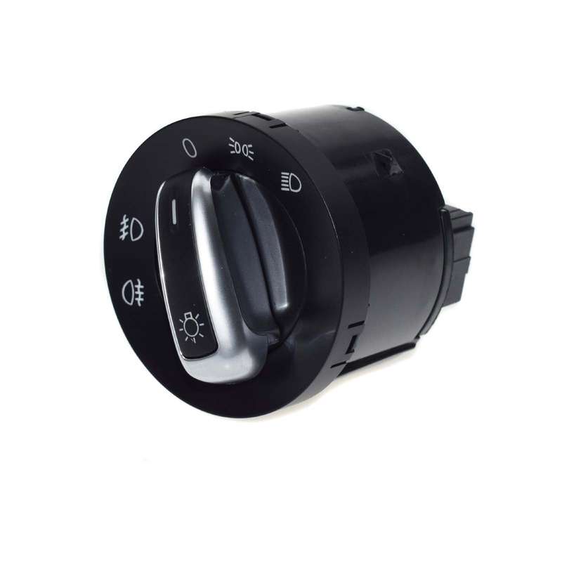 European Euro Chrome Light Headlight Switch for VW Golf Jetta Tiguan Passat