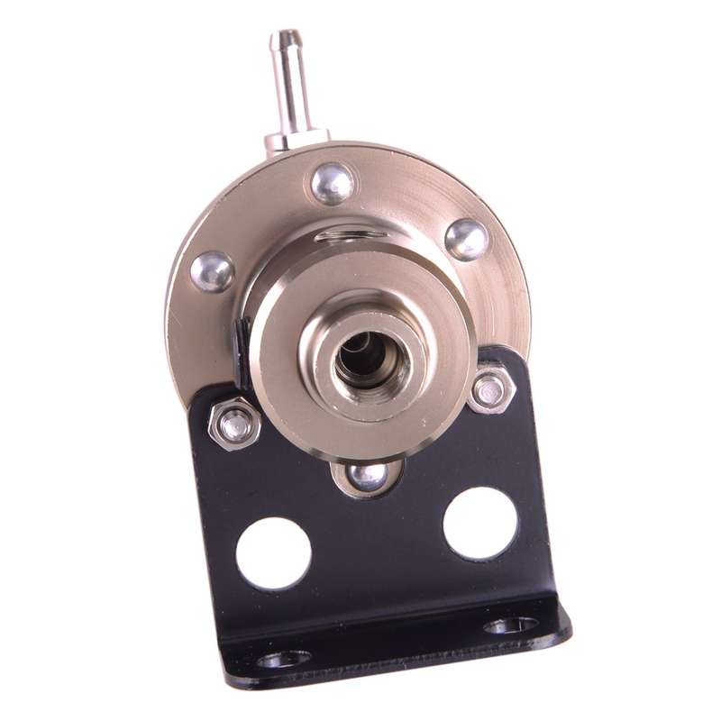 Universal Alloy Adjustable Fuel Pressure Regulator & Gauge & Fitting End Kit Acc