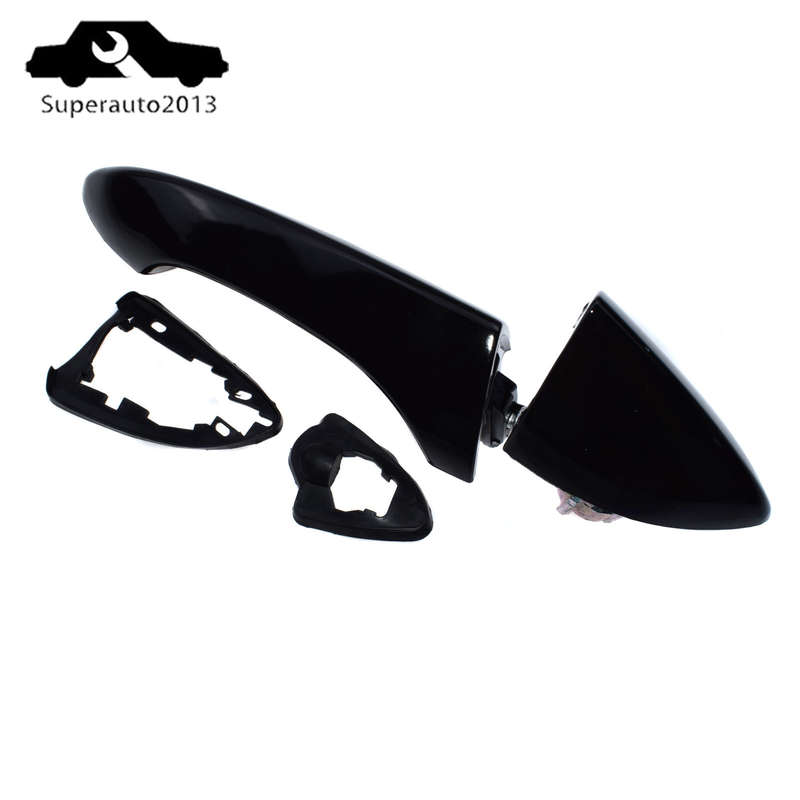 1X Exterior Door Handles Front / Rear Passenger Right Side Black For BMW E53 X5
