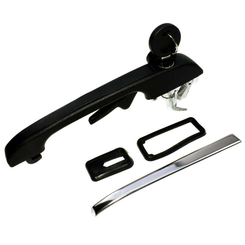 Front Left Door Handle Outside Exterior W/ Keys 191837205A For VW Golf Jetta New