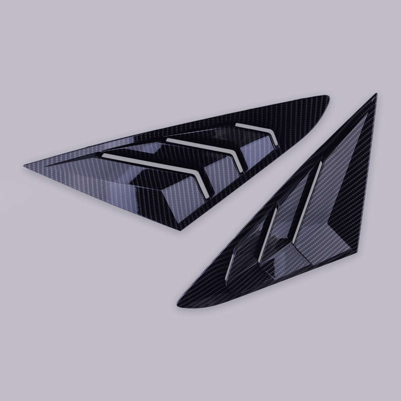 Rear Side Window Louver Shutter Trim Cover Fit For Hyundai Sonata 2015-2019 Part