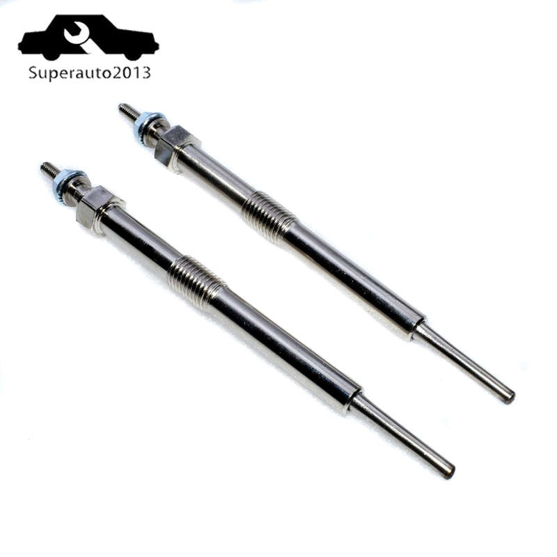 97364968 For Chevy GMC Powerstroke New Premium Dual Coil Diesel Glow Plug 2PCS