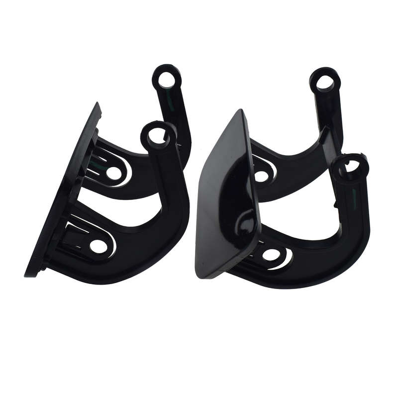 Left Right For BMW E60 E61 525i 528i 530i Headlight Washer Nozzle Cover Cap 2pcs