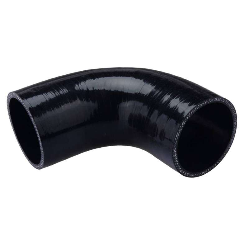 2x 2.5 Inch 90 Degree Elbow Silicone Hose Pipe Intercooler Coupler Turbo New