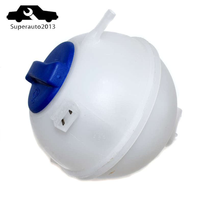 Coolant Reservoir Overflow Tank W/ Cap For VW Jetta Passat Golf MK2 3 1H0121407A