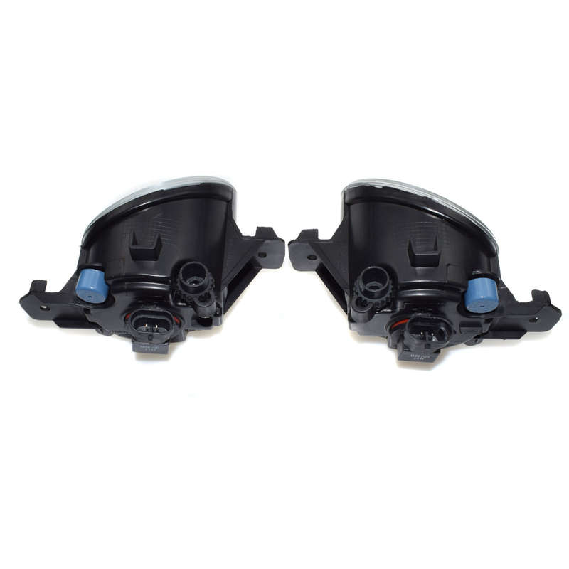 2pcs Clear Lens Fog Lights For 15-17 Nissan Versa w/ Bezel Wiring Switch Relay